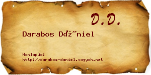Darabos Dániel névjegykártya